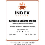 Ethiopia Sidamo DECAF 4 oz Sampler - Index Coffee