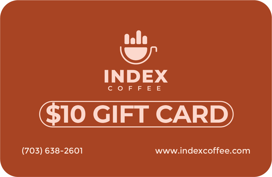 $10 Index Coffee Digital Gift Card
