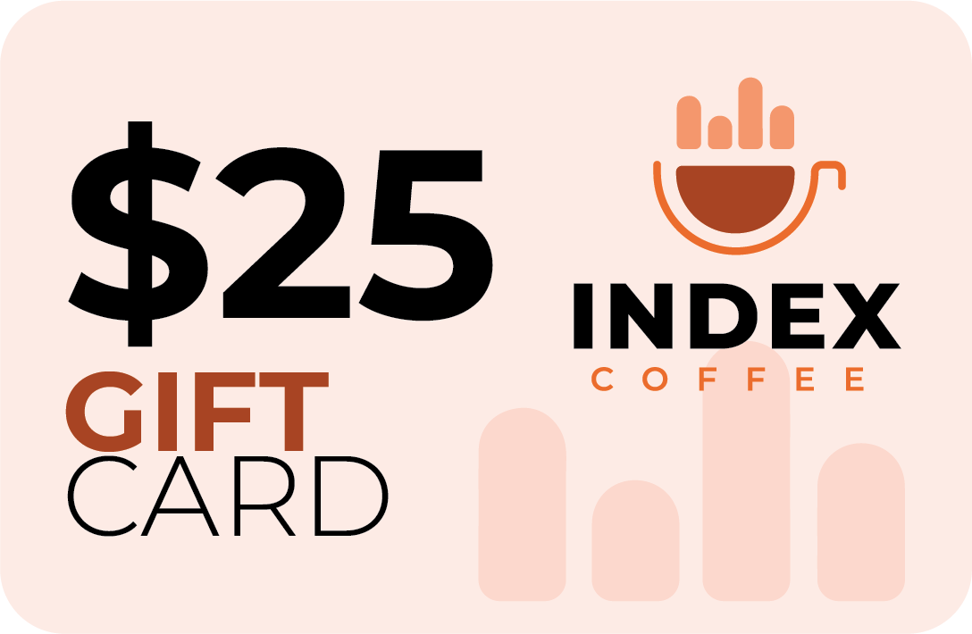 $25 Index Coffee Gift Card - Index Coffee