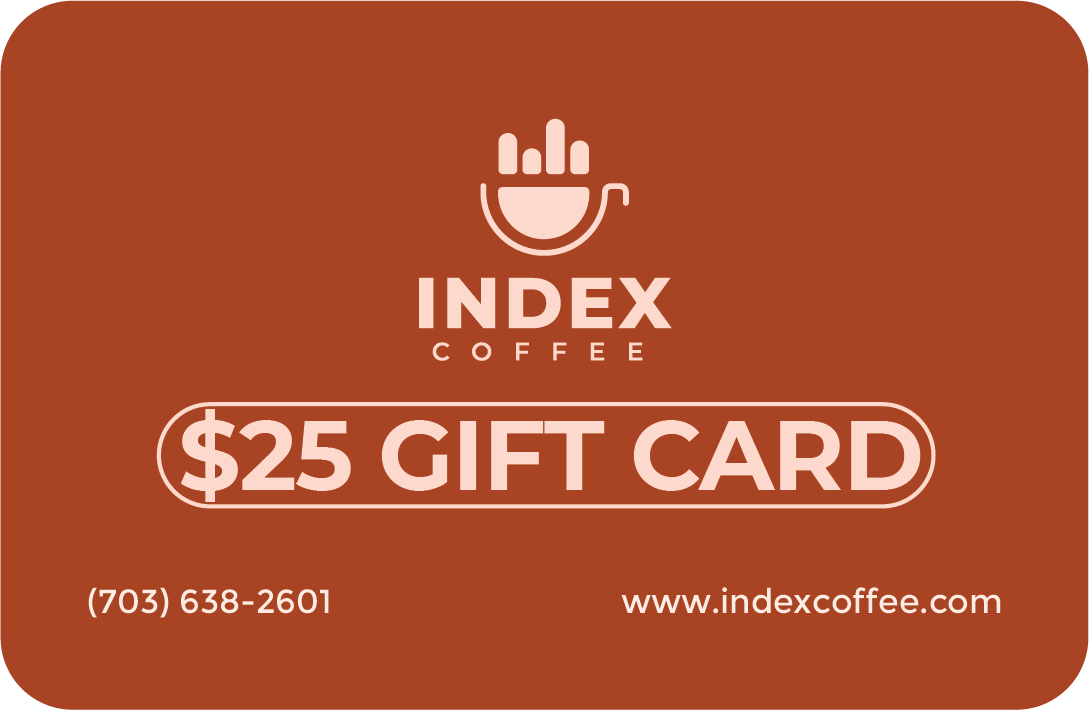 $25 Index Coffee Gift Card - Index Coffee