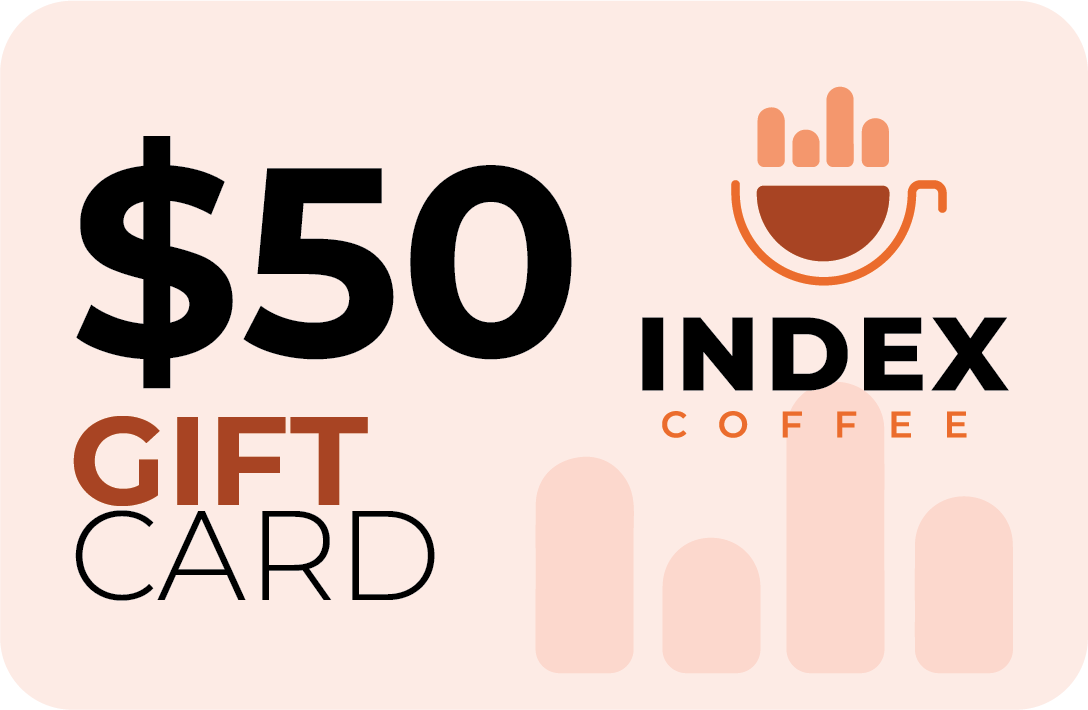 $50 Index Coffee Gift Card - Index Coffee
