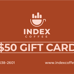 $50 Index Coffee Gift Card - Index Coffee