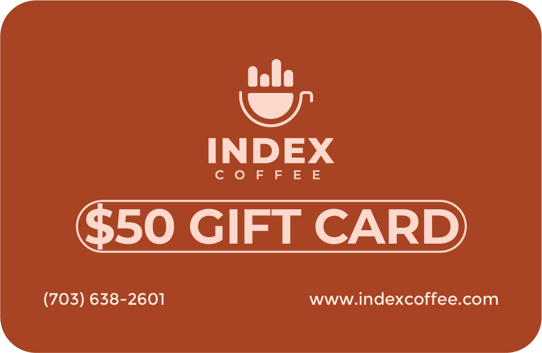 $50 Index Coffee Gift Card - Index Coffee