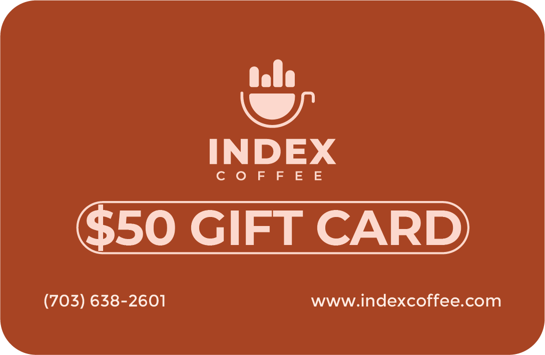 $50 Index Coffee Digital Gift Card